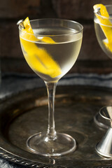 Boozy Lemon Dry Gin Martini