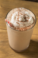 Homemade Chocolate Ice Cream Milkshake