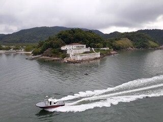 Obraz premium boat on the lake