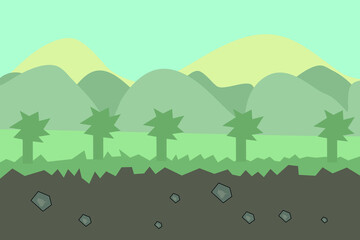Seamless vector game background  image.
