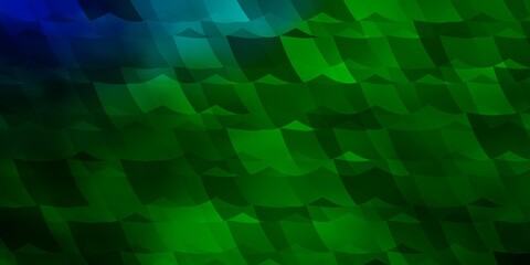 Light Pink, Green vector background with set of hexagons.