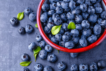 Fresh blueberry background. Blueberry Texture Close Blueberry Antioxidant Organic Superpeed Bowl Concept Healthy Nutrition