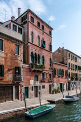Fototapeta na wymiar Haus von Tintoretto in Venedig (Casa del Tintoretto)