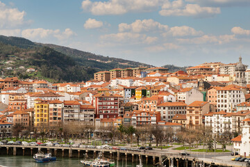 Fototapeta na wymiar Landscape view of Llanes in Asturias, north of Spain