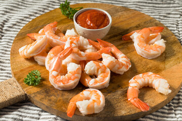 Homemade Boiled Shrimp Appetizer