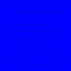 Abstract blue background with convex volumetric horizontal stripes. Vector illustration.