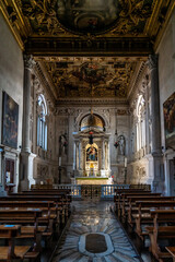 Kapelle "Capella del Rosario", 1582 in SS. Giovanni e Paolo "Zanipolo", 14th, 15th century in Venedig