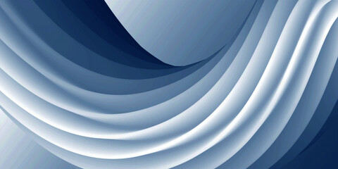 Blue wavy surface. Minimalistic design. Vector 3d illustration. Abstract background. Multi-colored gradient substance. Modern cover template, eps