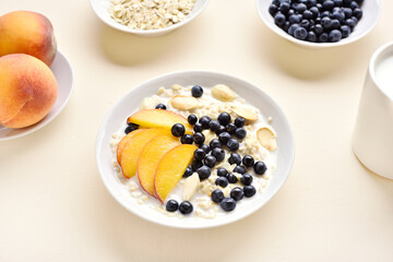Oatmeal porridge in bowl