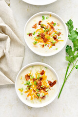 Creamy potato soup