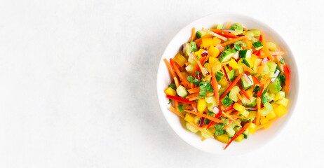 Healthy vegetable salad