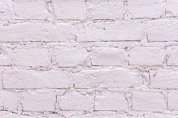 Background of old white brick, masonry, texture