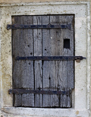 old wooden door
