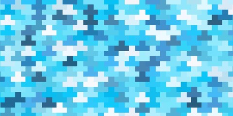 Light BLUE vector background with rectangles.