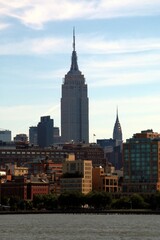 Fototapeta na wymiar A panoramic view of New York in America