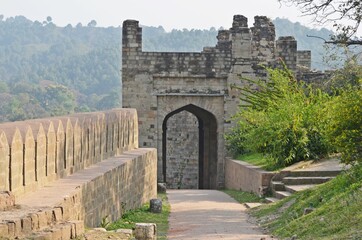 Fototapeta na wymiar Kangra fort,himachal