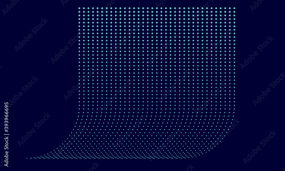 Poster Modern abstract Halftone dots background. Vector design element or icon.