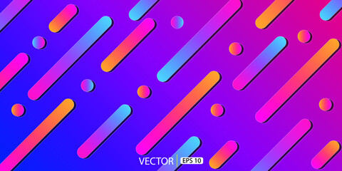 Geometric abstract background. Modern vector illustration template. Presentation background for...