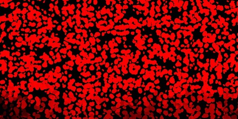 Dark red vector texture with memphis shapes.