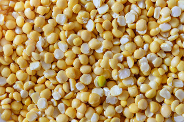 Yellow peas background