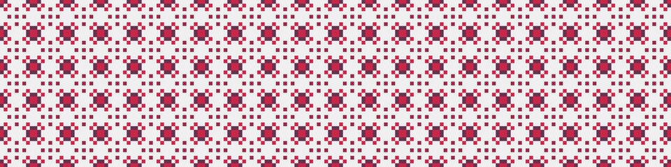 Fototapeta premium Abstract Cross Pattern Dots Logo generative computational art illustration