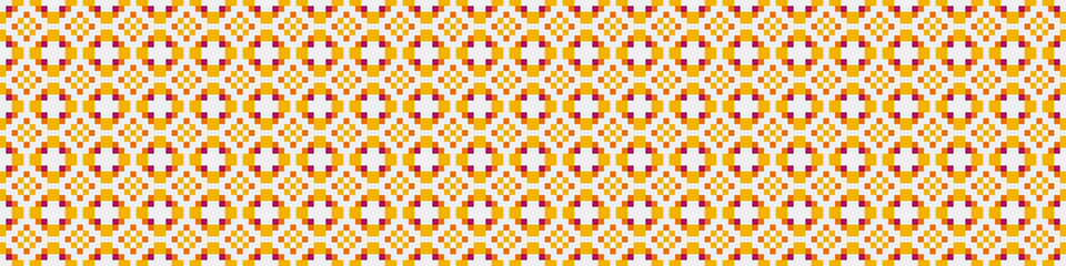 Abstract Cross Pattern Dots Logo generative computational art illustration