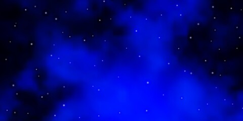 Dark BLUE vector layout with bright stars.