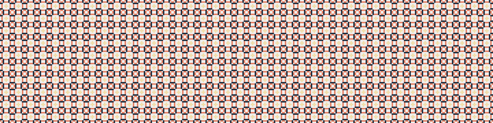 Fototapeta premium Abstract Cross Pattern Dots Logo generative computational art illustration