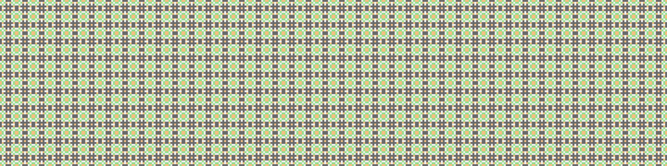 Fototapeta premium Abstract Cross Pattern Dots Logo generative computational art illustration