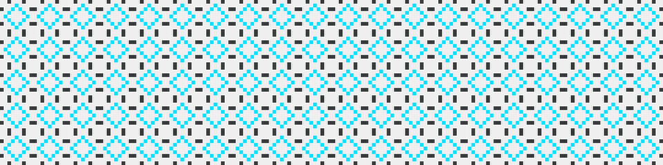 Abstract Cross Pattern Dots Logo generative computational art illustration
