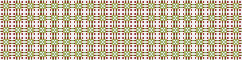 Fototapeta premium Abstract Cross Pattern Dots Logo generative computational art illustration