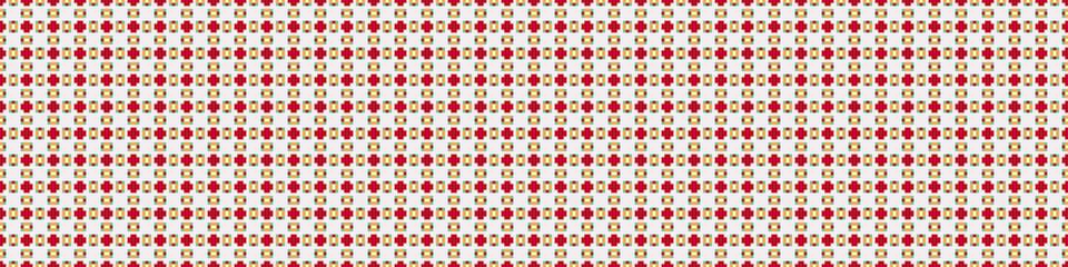 Abstract Cross Pattern Dots Logo generative computational art illustration