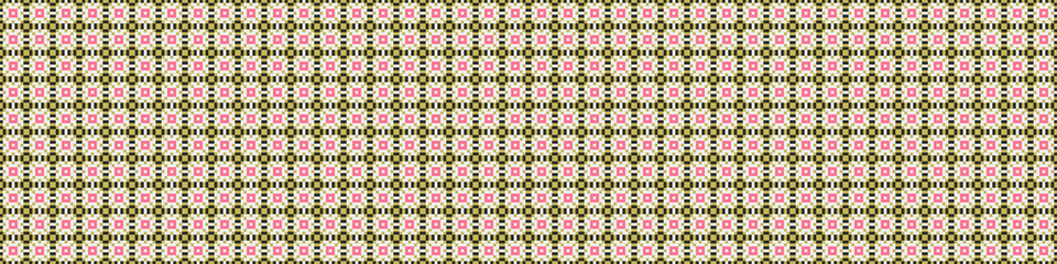 Fototapeta premium Abstract Cross Pattern Dots Logo generative computational art illustration