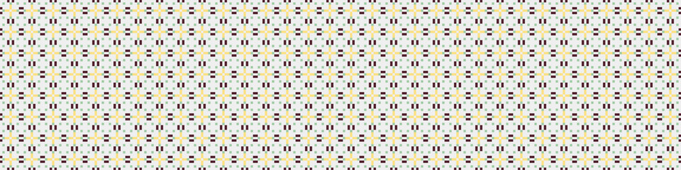 Fototapeta premium Abstract Cross Pattern Dots Logo generative computational art illustration