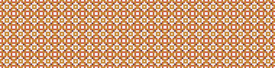 Abstract Cross Pattern Dots Logo generative computational art illustration