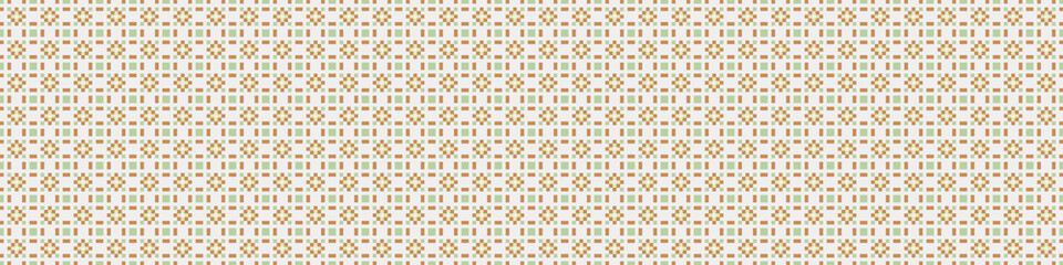 Fototapeta premium Abstract Cross Pattern Dots Logo generative computational art illustration