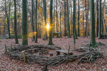 Waldkindergarten im Herbst