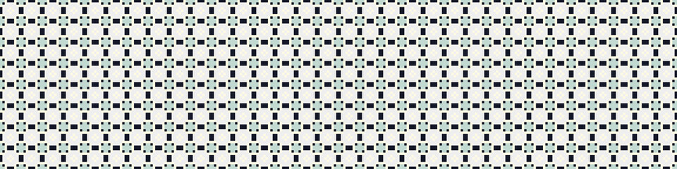 Fototapeta premium Abstract Cross Pattern Dots Logo generative computational art illustration