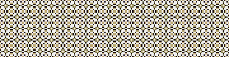 Abstract Cross Pattern Dots Logo generative computational art illustration