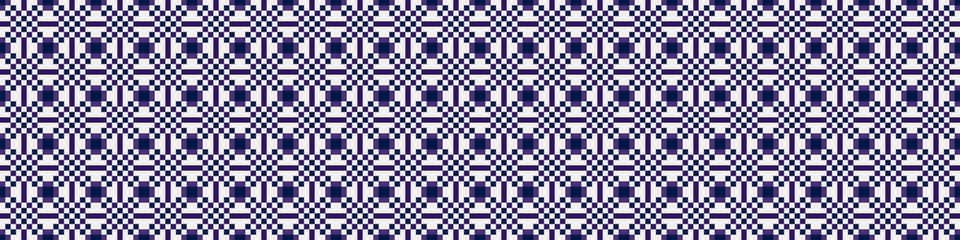 Fototapeta premium Abstract Cross Pattern Dots Logo generative computational art illustration