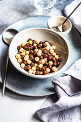 Cereals balls as a breakfast concept
