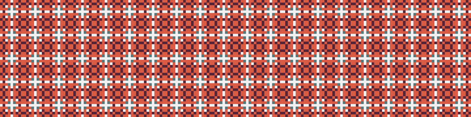 Fototapeta premium Abstract Cross Pattern Dots Logo generative computational art illustration