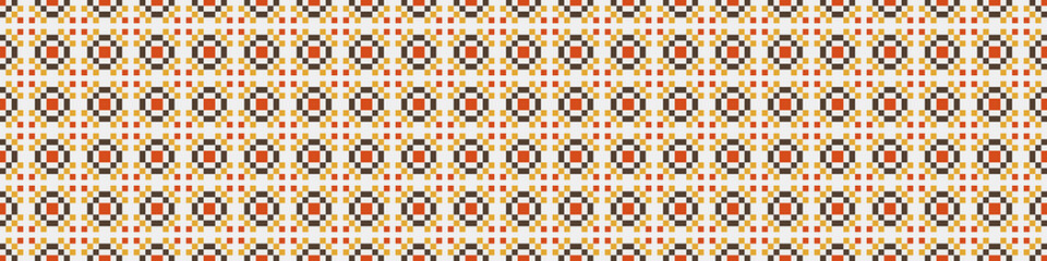 Abstract Cross Pattern Dots Logo generative computational art illustration