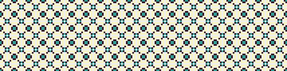 Abstract Cross Pattern Dots Logo generative computational art illustration