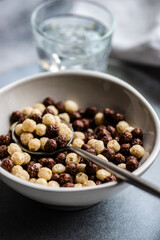 Cereals balls as a breakfast concept