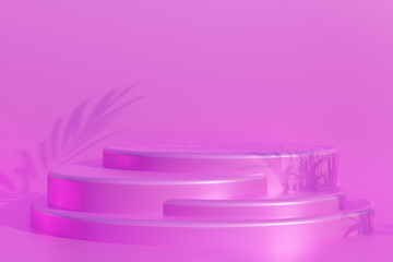 Purple Podium minimal abstract background for cosmetic product presentation, Abstract geometric shape