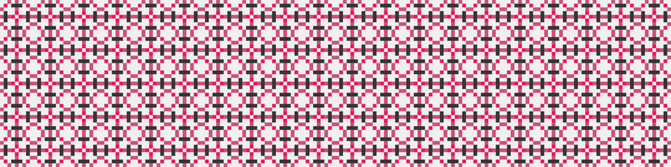 Fototapeta premium Abstract Cross Pattern Dots Logo generative computational art illustration