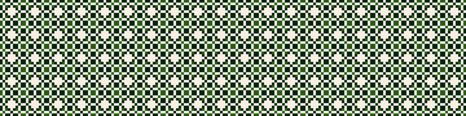 Abstract Cross Pattern Dots Logo generative computational art illustration