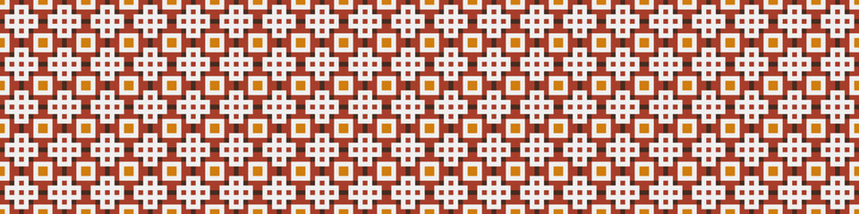 Abstract Cross Pattern Dots Logo generative computational art illustration