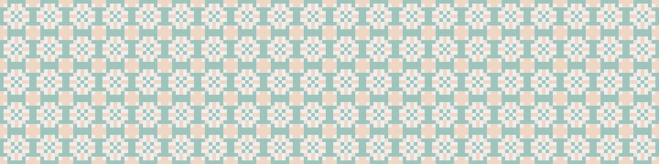 Abstract Cross Pattern Dots Logo generative computational art illustration